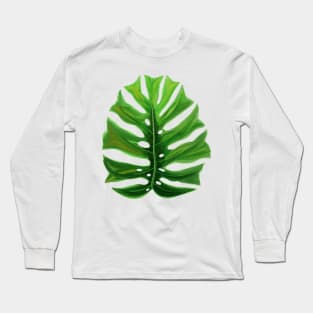 Monstera Leaf Long Sleeve T-Shirt